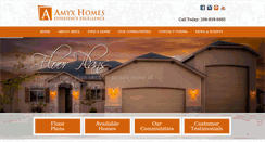 Desktop Screenshot of amyxhomes.com